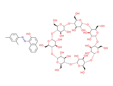 Molecular Structure of 1253735-64-6 (C<sub>18</sub>H<sub>16</sub>N<sub>2</sub>O*C<sub>42</sub>H<sub>70</sub>O<sub>35</sub>)