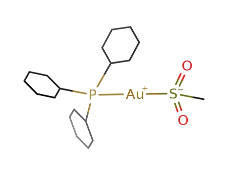 Gold, (methylsulfonyl)(tricyclohexylphosphine)-