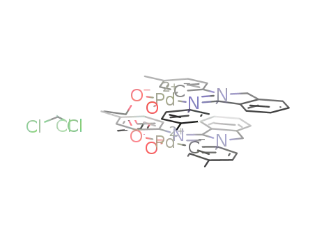 bis(μ-acetato)(1-p-methylphenylimino-2-p-methylphenylisoindoline)dipalladium(II)*CHCl3