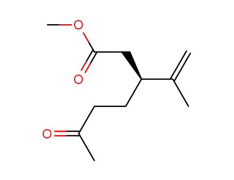 methyl (3S)-6-oxo-3-(prop-1-en-2-yl)heptanoate