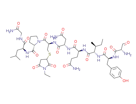 Molecular Structure of 1393368-31-4 (C<sub>49</sub>H<sub>73</sub>N<sub>13</sub>O<sub>15</sub>S)