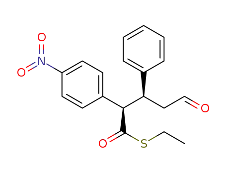 S-ethyl (2R,3S)-2-(4-nitrophenyl)-5-oxo-3-phenylpentanethioate