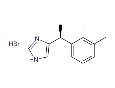 Molecular Structure of 1391972-96-5 ((S)-4-[1-(2,3-dimethylphenyl)ethyl]-3H-imidazole hydrobromide)