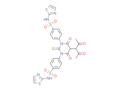 C<sub>27</sub>H<sub>22</sub>N<sub>6</sub>O<sub>8</sub>S<sub>5</sub>
