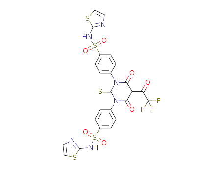 C<sub>24</sub>H<sub>15</sub>F<sub>3</sub>N<sub>6</sub>O<sub>7</sub>S<sub>5</sub>