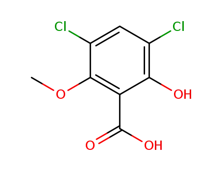 3,5-Dichlor-2-hydroxy-6-methoxy-benzoesaeure