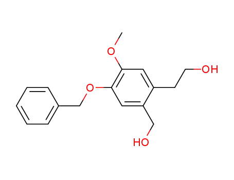 Benzeneethanol, 2-(hydroxymethyl)-5-methoxy-4-(phenylmethoxy)-