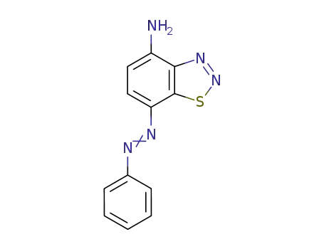 7-phenylazo-benzo[1,2,3]thiadiazol-4-ylamine