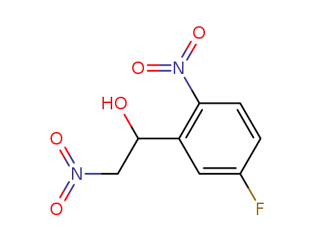 1-<5-Fluor-2-nitrophenyl>-2-nitro-ethanol