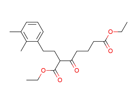 α-(2,3-Dimethylphenaethyl)-β-oxopimelinsaeureaethylester