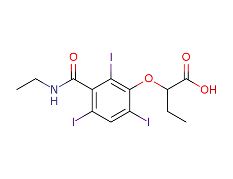 2-(3-Ethylcarbamoyl-2,4,6-triiodo-phenoxy)-butyric acid