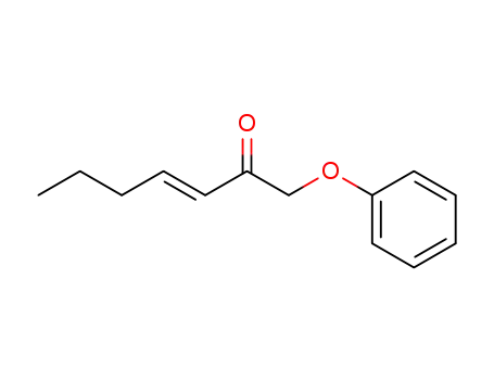 Molecular Structure of 55629-86-2 (1-Phenoxy-hept-3-en-2-on)