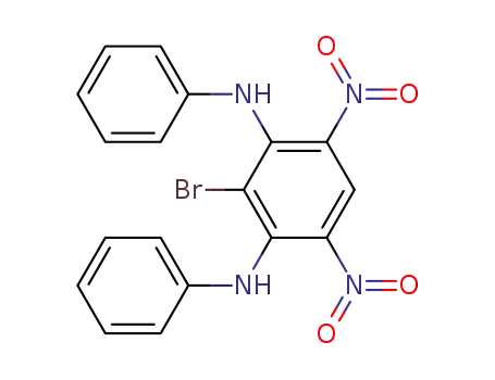 2-bromo-4,6-dinitro-<i>N</i>,<i>N'</i>-diphenyl-<i>m</i>-phenylenediamine