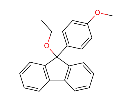 9-Aethoxy-9-<4-methoxy-phenyl>-fluoren