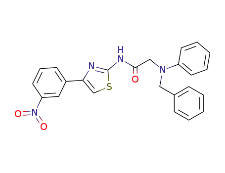 <i>N</i>-benzyl-<i>N</i>-phenyl-glycine 4-(3-nitro-phenyl)-thiazol-2-ylamide