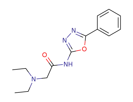 <i>N</i>,<i>N</i>-diethyl-glycine 5-phenyl-[1,3,4]oxadiazol-2-ylamide