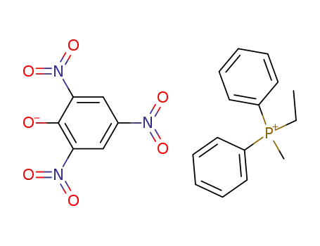 ethyl-methyl-diphenyl-phosphonium; picrate