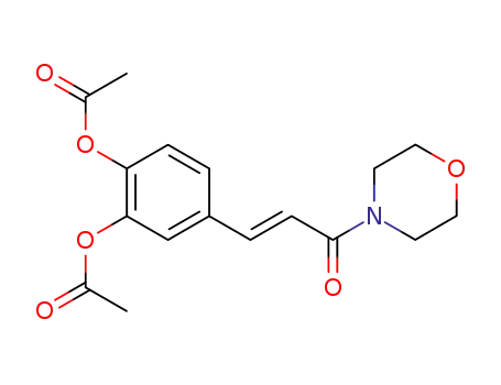 4-[3-(3,4-diacetoxy-phenyl)-acryloyl]-morpholine
