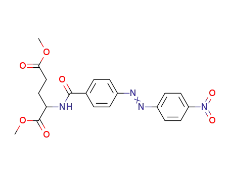 N-(4,4'-Nitro-phenylazobenzoyl)-glutaminsaeure-methylester