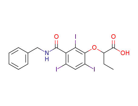 2-(3-Benzylcarbamoyl-2,4,6-triiodo-phenoxy)-butyric acid