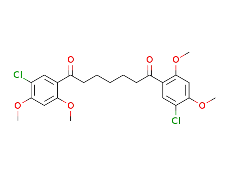 1,7-Bis(2,4-dimethoxy-5-chlor-phenyl)-heptan-1,7-dion