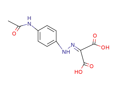 Molecular Structure of 92846-91-8 (Mesoxalsaeure-4-acetamidophenylhydrazon)