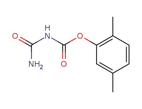 Molecular Structure of 114166-34-6 (allophanic acid-(2,5-dimethyl-phenyl ester))