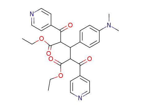 3-(4-dimethylamino-phenyl)-2,4-diisonicotinoyl-glutaric acid diethyl ester