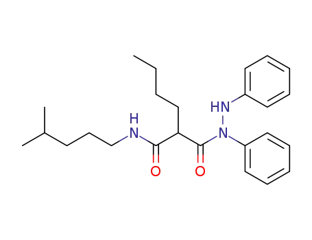 2-(N,N'-Diphenyl-hydrazinocarbonyl)-hexanoic acid (4-methyl-pentyl)-amide