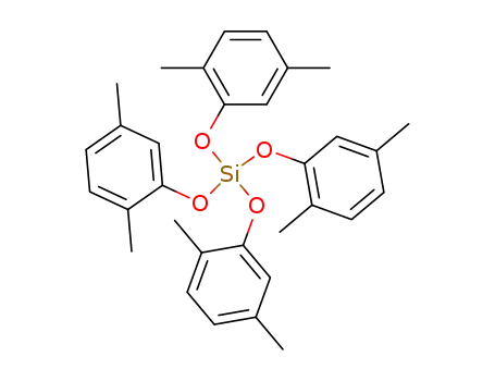 Molecular Structure of 15367-95-0 (silicic acid tetrakis-(2,5-dimethyl-phenyl ester))