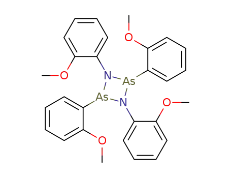 tetrakis(o-methoxyphenyl)-1,3,2,4-diazadiarsetidine