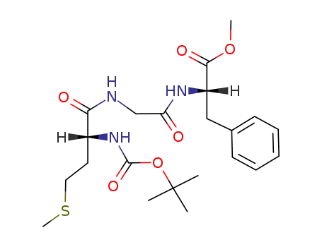 L-Phenylalanine,
N-[N-[N-[(1,1-dimethylethoxy)carbonyl]-D-methionyl]glycyl]-, methyl ester