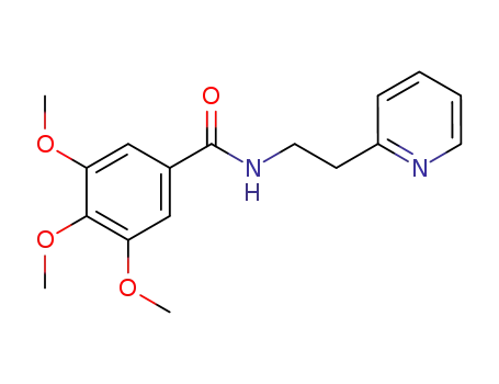 3,4,5-trimethoxy-benzoic acid-(2-[2]pyridyl-ethylamide)