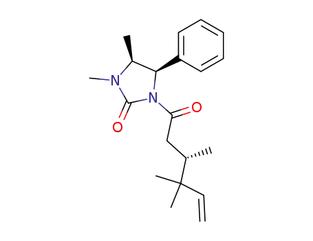 (4R,5S)-1,5-Dimethyl-4-phenyl-3-((S)-3,4,4-trimethyl-hex-5-enoyl)-imidazolidin-2-one