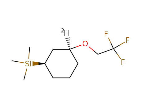 cis-3-(trimethylsilyl)cyclohexyl trifluoroethyl ether-1-d
