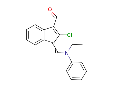 2-Chloro-3-[1-(ethyl-phenyl-amino)-meth-(Z)-ylidene]-3H-indene-1-carbaldehyde