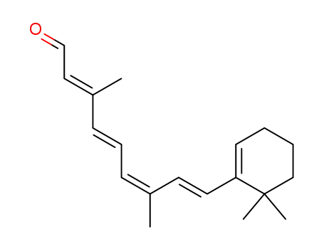 2,4,6,8-Nonatetraenal, 9-(6,6-dimethyl-1-cyclohexen-1-yl)-3,7-dimethyl-,
(E,E,E,Z)-