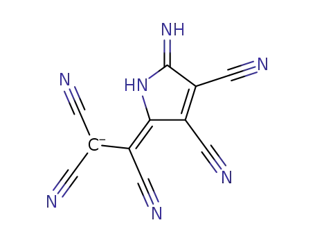 1,1,2-Tricyan-2-(3,4-dicyan-5-imino-2,5-dihydro-1H-pyrrol-2-yliden)ethanid