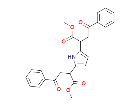 Molecular Structure of 103031-74-9 (4,4'-dioxo-4,4'-diphenyl-2,2'-pyrrole-2,5-diyl-di-butyric acid dimethyl ester)