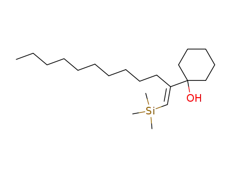 Molecular Structure of 125642-10-6 (Cyclohexanol, 1-[1-[(trimethylsilyl)methylene]undecyl]-, (E)-)