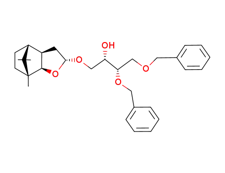 <2R-(2α(S*,S*),3aα,4β,7β,7aα)>-1-<(Octahydro-7,8,8-trimethyl-4,7-methanobenzofuran-2-yl)oxy>-3,4-bis(phenylmethoxy)-2-butanol