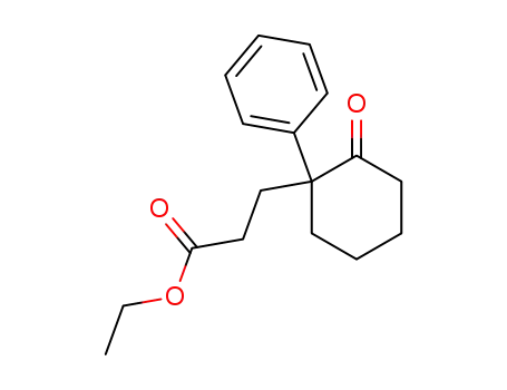 3-(2-oxo-1-phenyl-cyclohexyl)-propionic acid ethyl ester