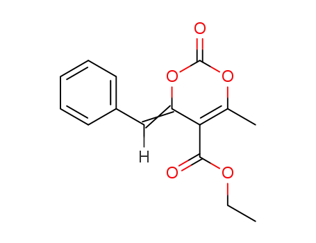 4-((Ξ)-benzylidene)-6-methyl-2-oxo-4<i>H</i>-[1,3]dioxin-5-carboxylic acid ethyl ester