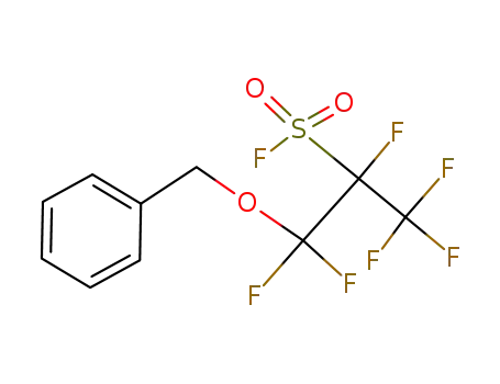 Molecular Structure of 132130-90-6 (1-Benzyloxy-1,1,2,3,3,3-hexafluoro-propane-2-sulfonyl fluoride)