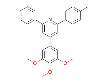 Pyridine, 2-(4-methylphenyl)-6-phenyl-4-(3,4,5-trimethoxyphenyl)-
