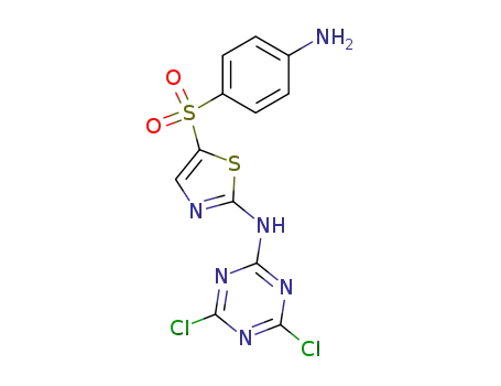 (dichloro-[1,3,5]triazin-2-yl)-(5-sulfanilyl-thiazol-2-yl)-amine