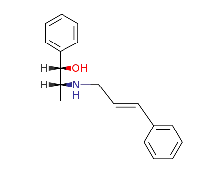Molecular Structure of 13199-76-3 ((+/-)-<i>erythro</i>-2-<i>trans</i>-cinnamylamino-1-phenyl-propanol-<sup>(1)</sup>)
