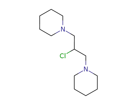 Molecular Structure of 62119-88-4 (Piperidine, 1,1'-(2-chloro-1,3-propanediyl)bis-)