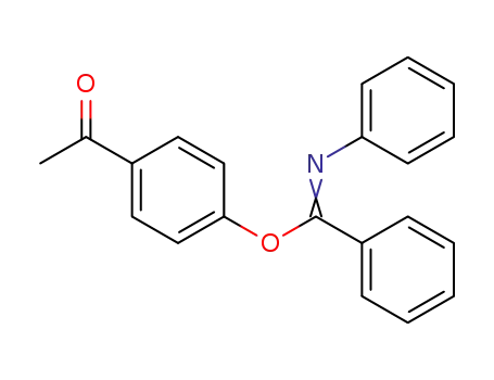 <i>N</i>-phenyl-benzimidic acid-(4-acetyl-phenyl ester)
