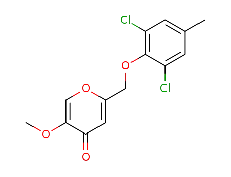 2-(2,6-dichloro-4-methyl-phenoxymethyl)-5-methoxy-pyran-4-one